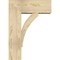 Ekena Millwork Thorton Block Rough Sawn Bracket w/ Offset Brace, Douglas Fir, 8"W x 20"D x 28"H BKT0806X20X28THR05RDF - alternate 4
